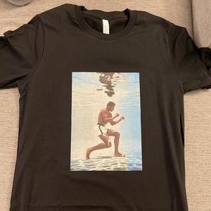 Muhammad Ali training t-shirt. This pic of him underwater goes hard.